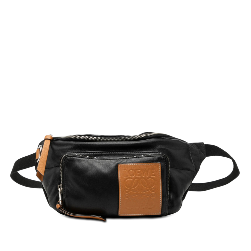 Pre-Loved LOEWE Nappa Anagram Puffy Belt Bag